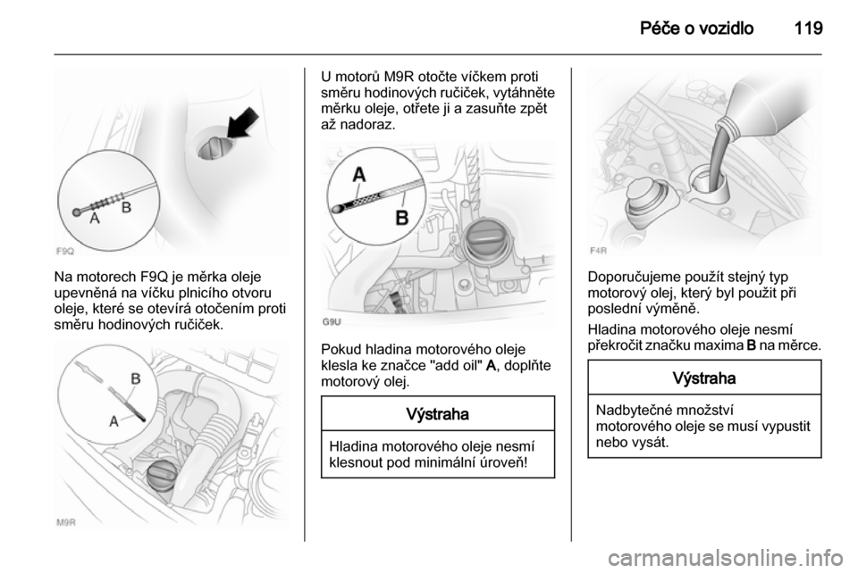 OPEL VIVARO 2012  Uživatelská příručka (in Czech) 