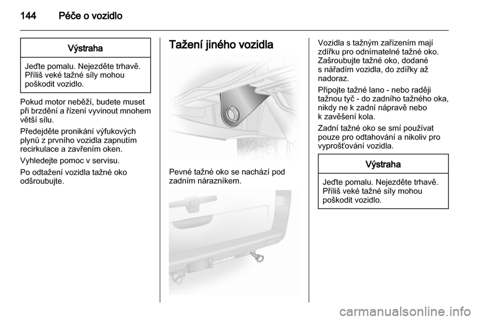 OPEL VIVARO 2012  Uživatelská příručka (in Czech) 