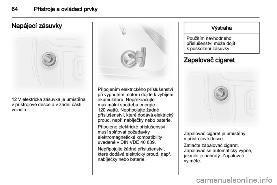 OPEL VIVARO 2012  Uživatelská příručka (in Czech) 