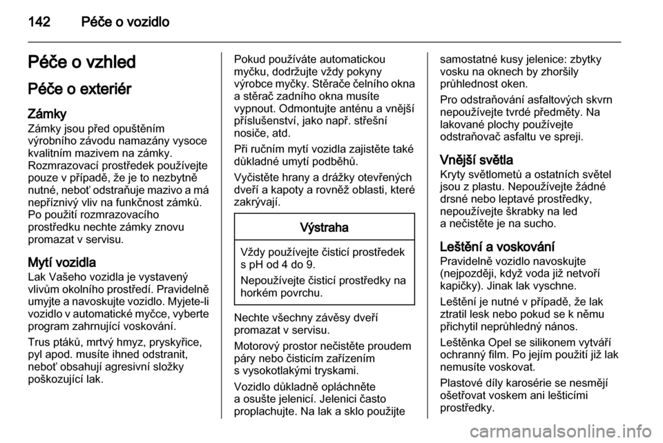 OPEL VIVARO 2013  Uživatelská příručka (in Czech) 