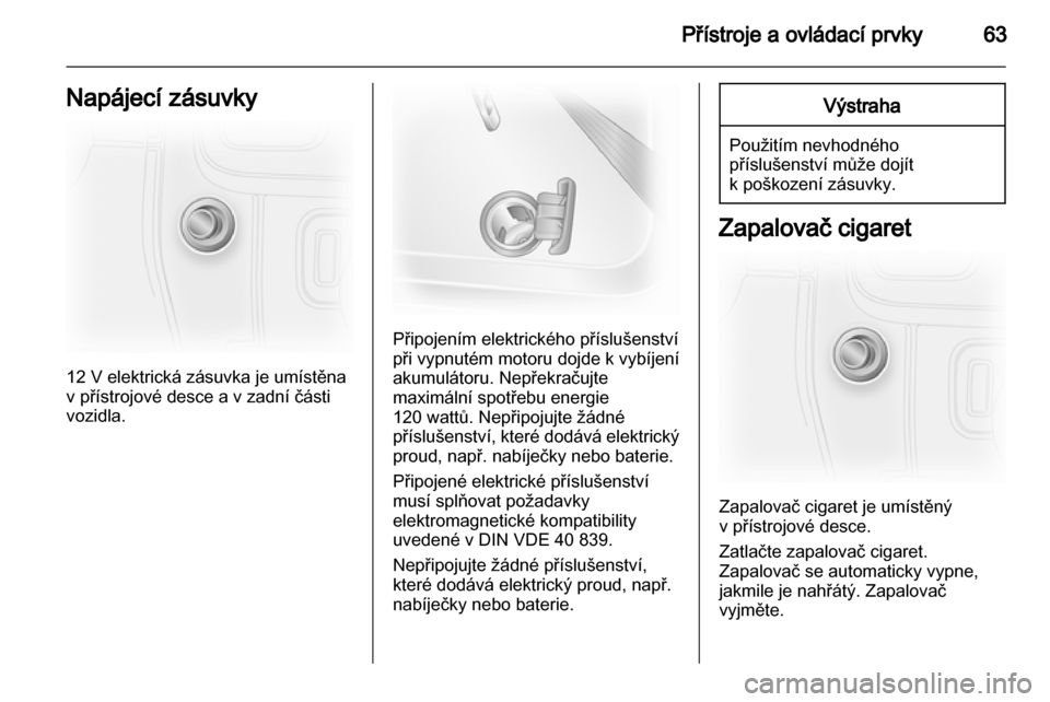 OPEL VIVARO 2013.5  Uživatelská příručka (in Czech) 