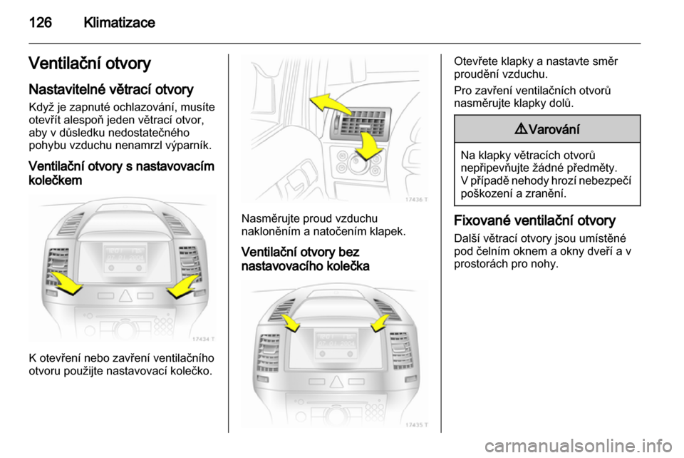 OPEL ZAFIRA 2010.5  Uživatelská příručka (in Czech) 