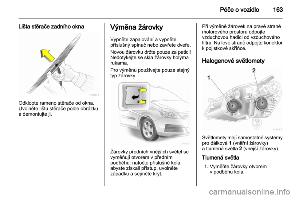 OPEL ZAFIRA 2010.5  Uživatelská příručka (in Czech) 