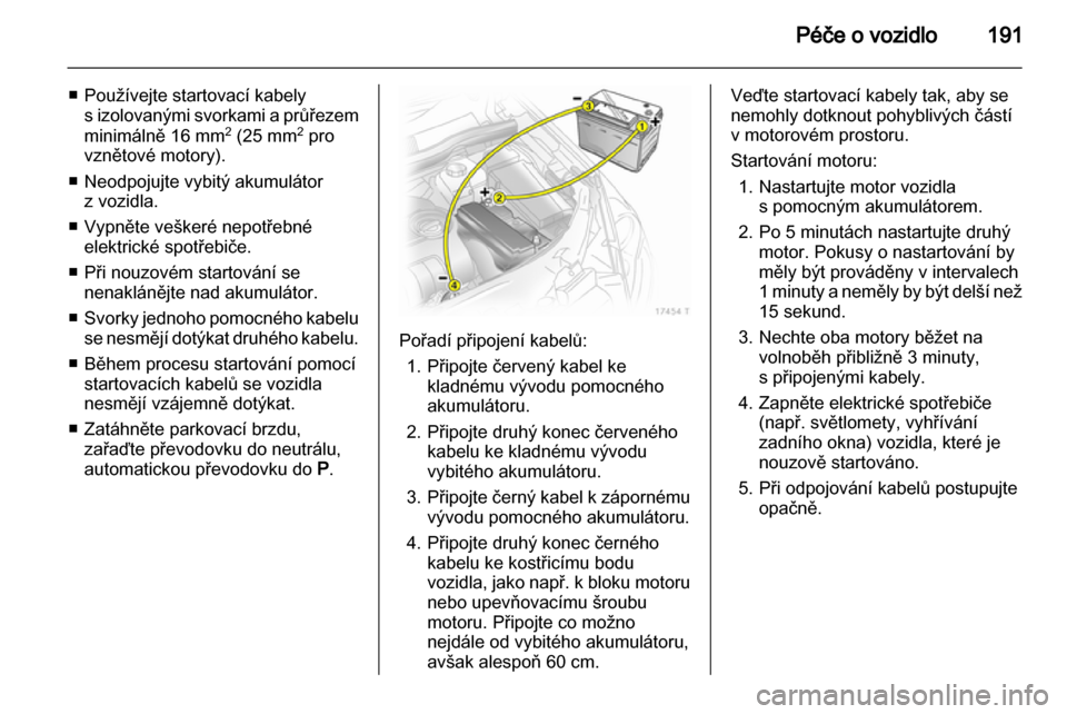 OPEL ZAFIRA 2010.5  Uživatelská příručka (in Czech) 