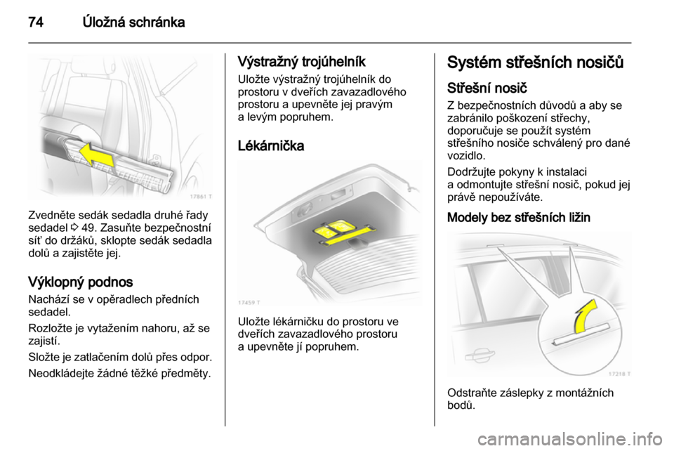 OPEL ZAFIRA 2010.5  Uživatelská příručka (in Czech) 