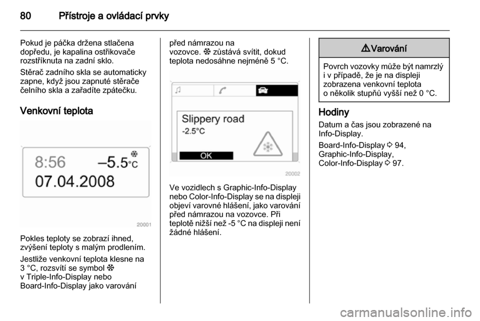 OPEL ZAFIRA 2010.5  Uživatelská příručka (in Czech) 