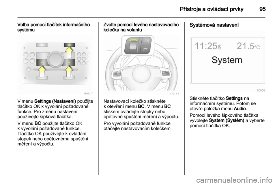 OPEL ZAFIRA 2010.5  Uživatelská příručka (in Czech) 