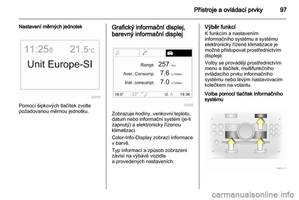OPEL ZAFIRA 2010.5  Uživatelská příručka (in Czech) 