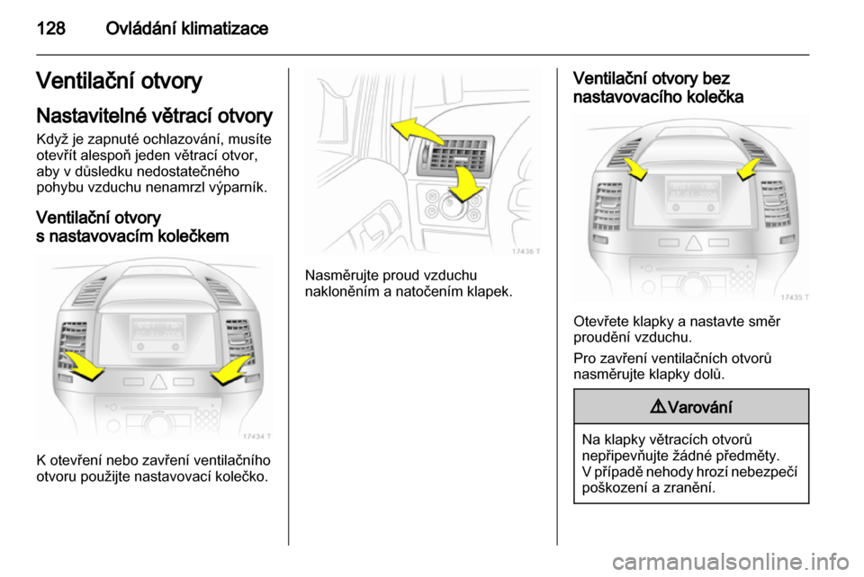 OPEL ZAFIRA 2011  Uživatelská příručka (in Czech) 