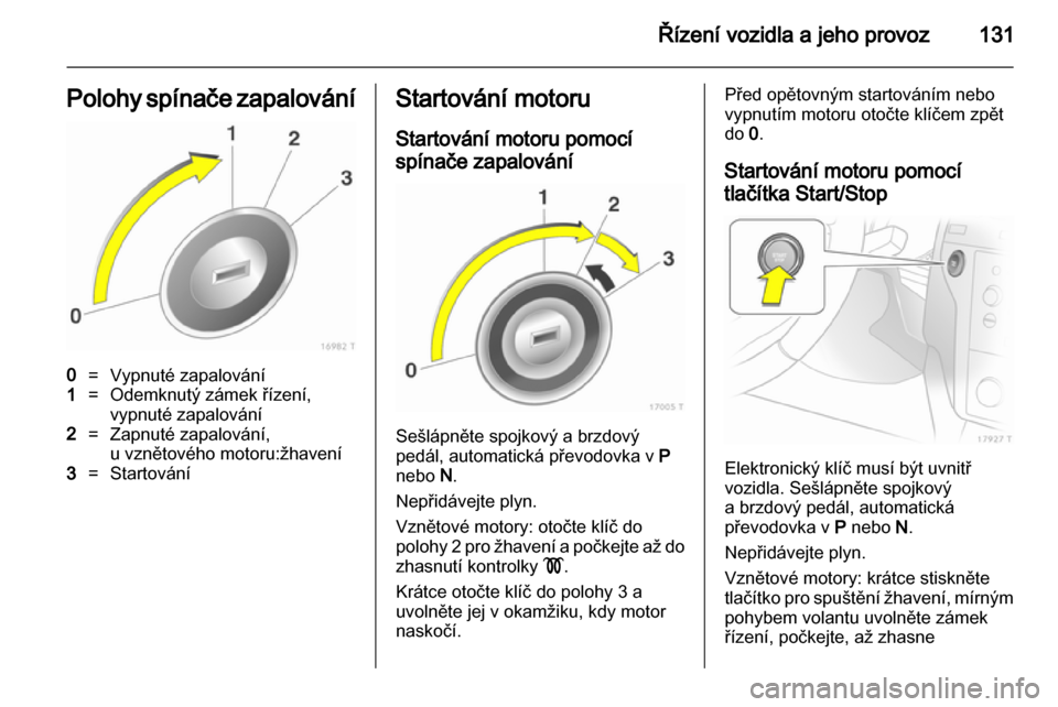 OPEL ZAFIRA 2011  Uživatelská příručka (in Czech) 