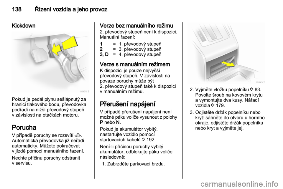 OPEL ZAFIRA 2011  Uživatelská příručka (in Czech) 