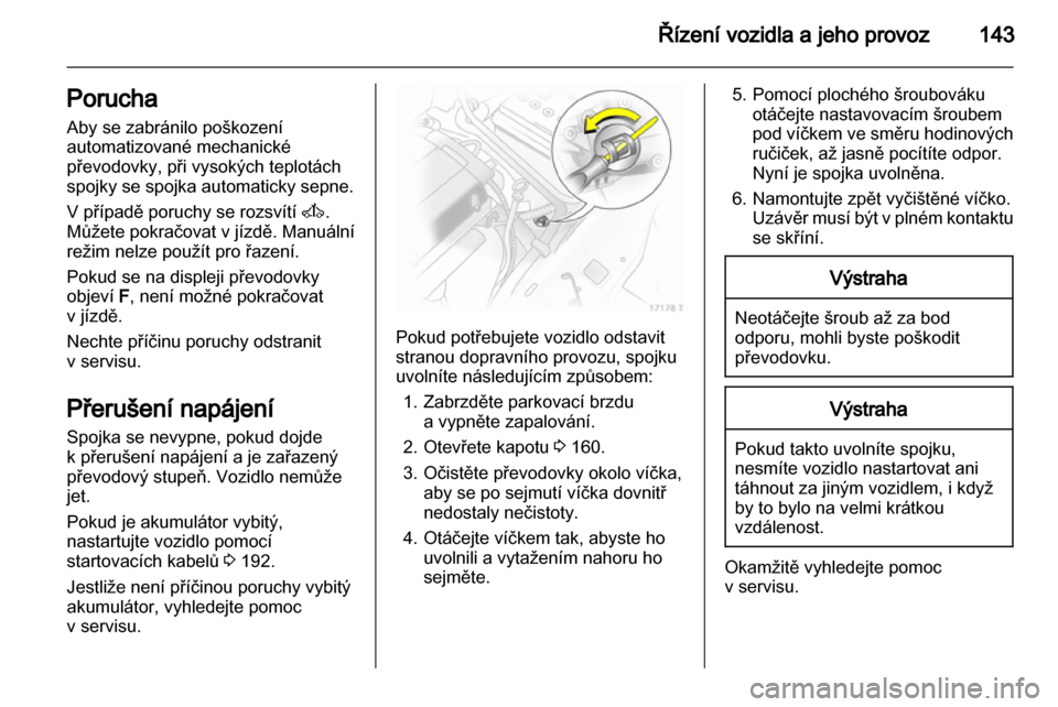OPEL ZAFIRA 2011  Uživatelská příručka (in Czech) 