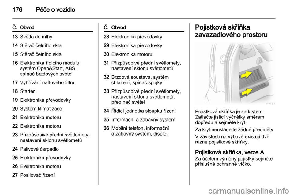 OPEL ZAFIRA 2011  Uživatelská příručka (in Czech) 