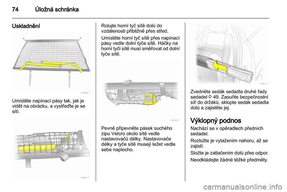 OPEL ZAFIRA 2011  Uživatelská příručka (in Czech) 