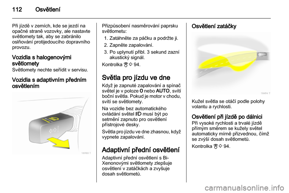 OPEL ZAFIRA 2011.5  Uživatelská příručka (in Czech) 