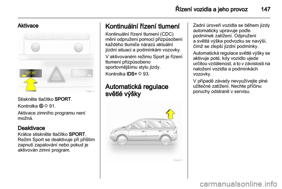 OPEL ZAFIRA 2011.5  Uživatelská příručka (in Czech) 