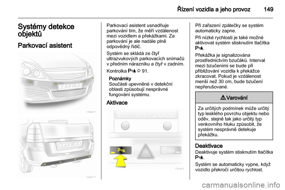 OPEL ZAFIRA 2011.5  Uživatelská příručka (in Czech) 
