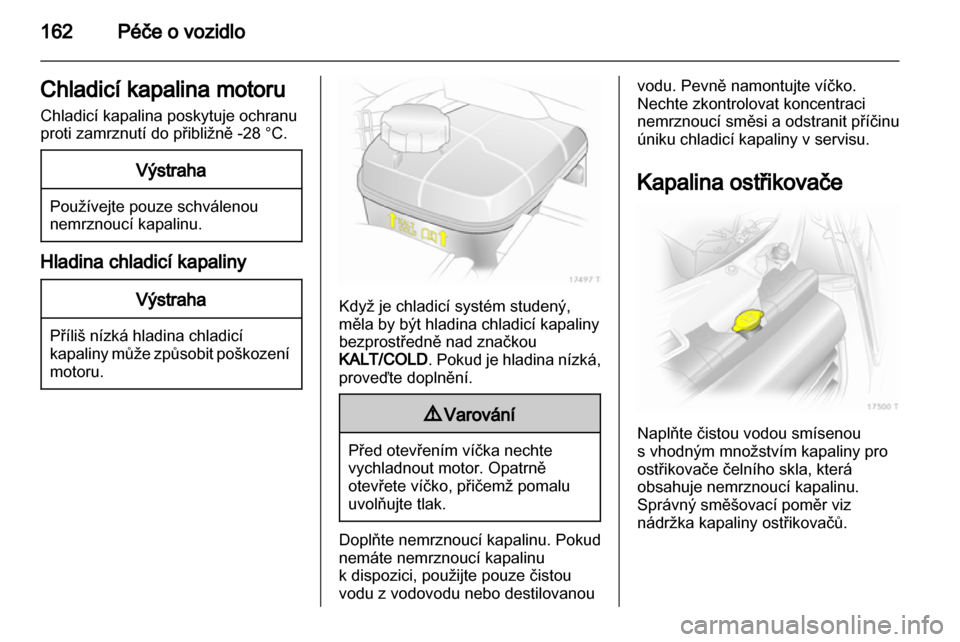 OPEL ZAFIRA 2011.5  Uživatelská příručka (in Czech) 