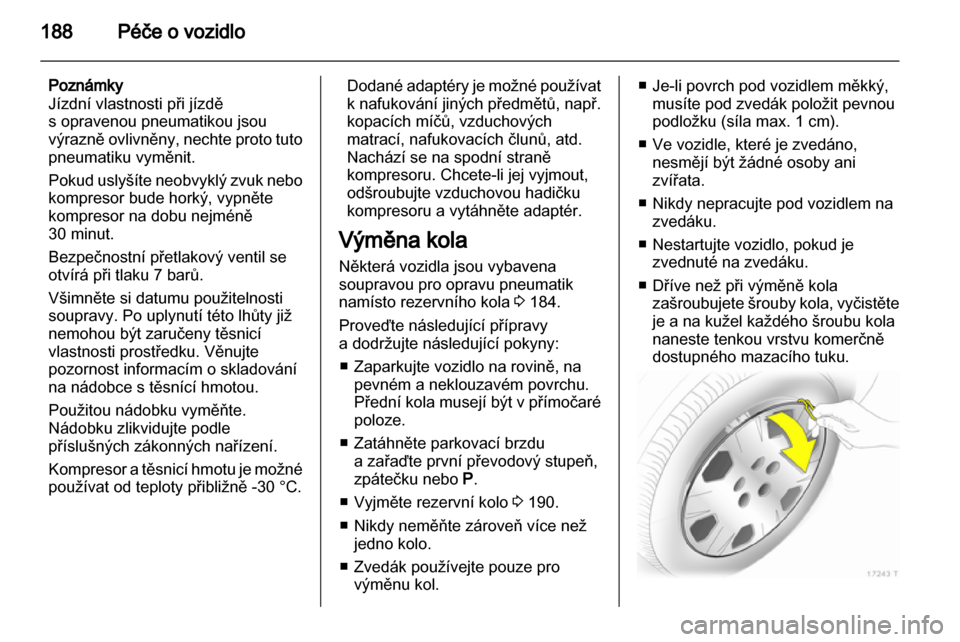 OPEL ZAFIRA 2011.5  Uživatelská příručka (in Czech) 