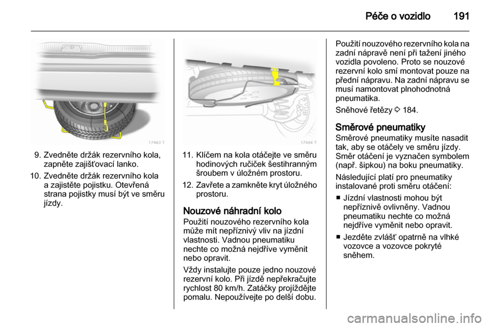 OPEL ZAFIRA 2011.5  Uživatelská příručka (in Czech) 