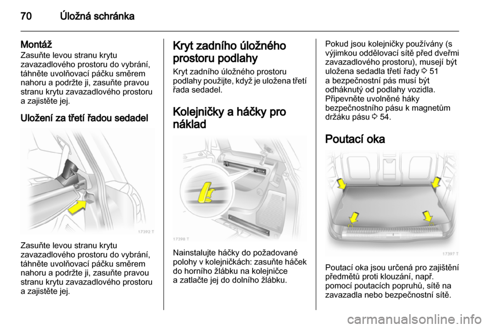 OPEL ZAFIRA 2011.5  Uživatelská příručka (in Czech) 