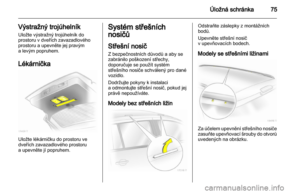 OPEL ZAFIRA 2011.5  Uživatelská příručka (in Czech) 