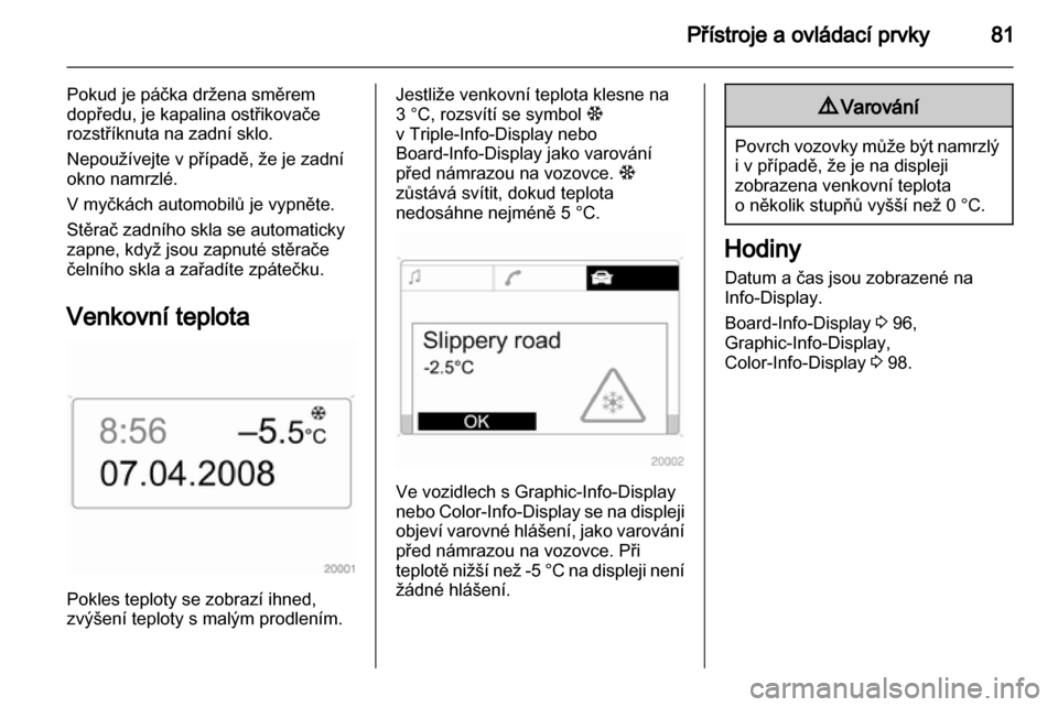 OPEL ZAFIRA 2011.5  Uživatelská příručka (in Czech) 
