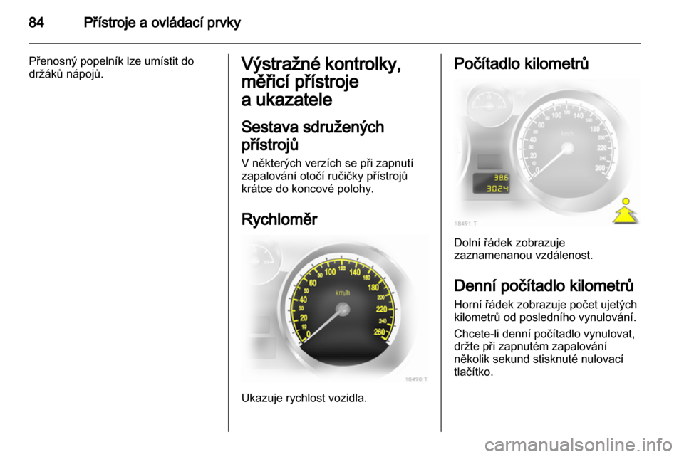 OPEL ZAFIRA 2011.5  Uživatelská příručka (in Czech) 