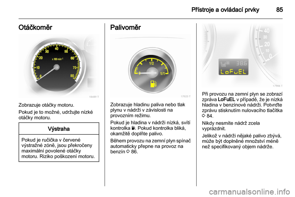 OPEL ZAFIRA 2011.5  Uživatelská příručka (in Czech) 