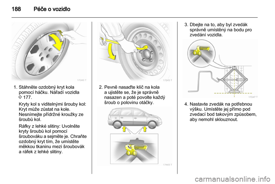 OPEL ZAFIRA 2012  Uživatelská příručka (in Czech) 