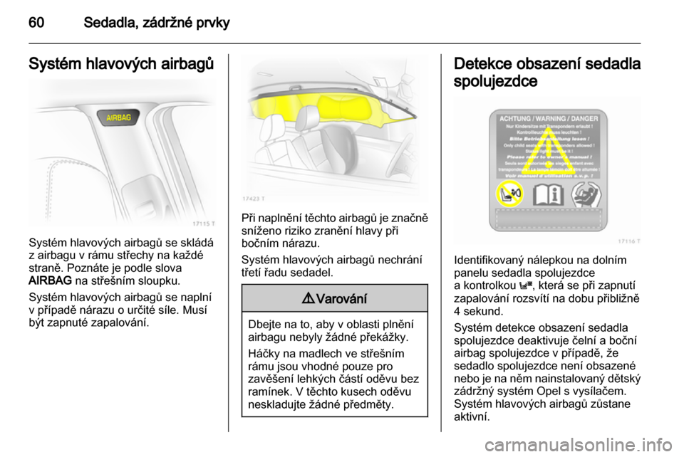 OPEL ZAFIRA 2013  Uživatelská příručka (in Czech) 