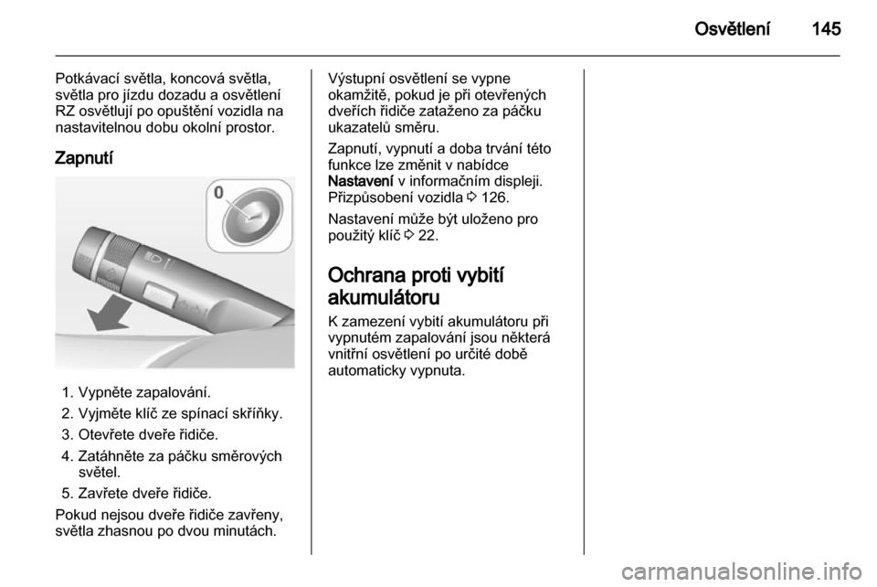 OPEL ZAFIRA TOURER 2012.5  Uživatelská příručka (in Czech) 