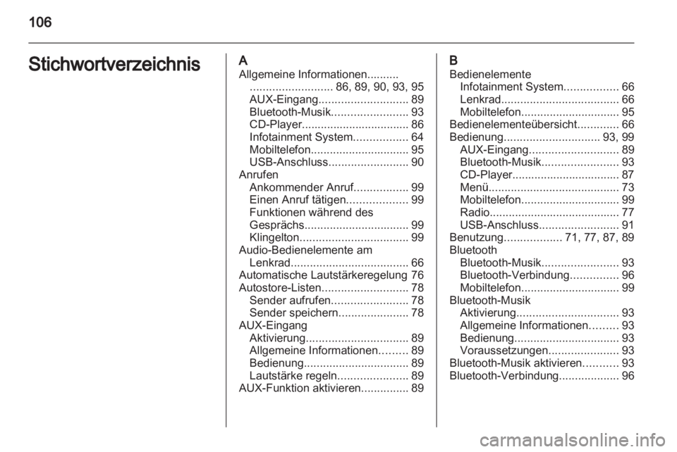 OPEL ADAM 2013  Infotainment-Handbuch (in German) 