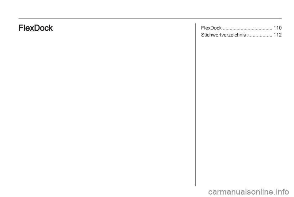 OPEL ADAM 2013  Infotainment-Handbuch (in German) 