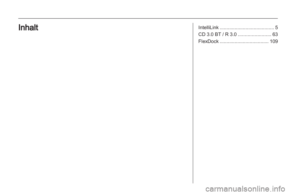 OPEL ADAM 2013  Infotainment-Handbuch (in German) 