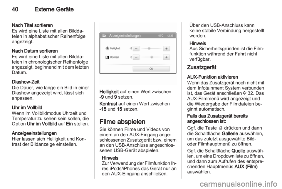OPEL ADAM 2013  Infotainment-Handbuch (in German) 