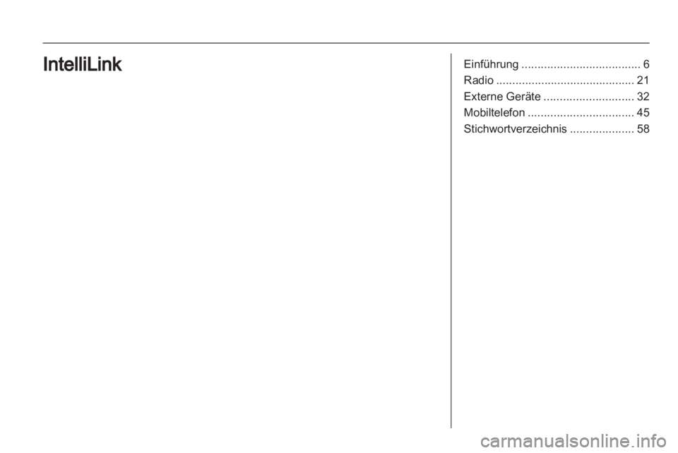 OPEL ADAM 2013  Infotainment-Handbuch (in German) 