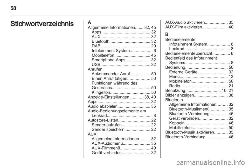 OPEL ADAM 2013  Infotainment-Handbuch (in German) 