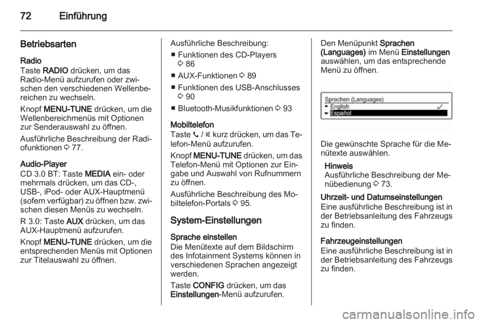 OPEL ADAM 2013  Infotainment-Handbuch (in German) 