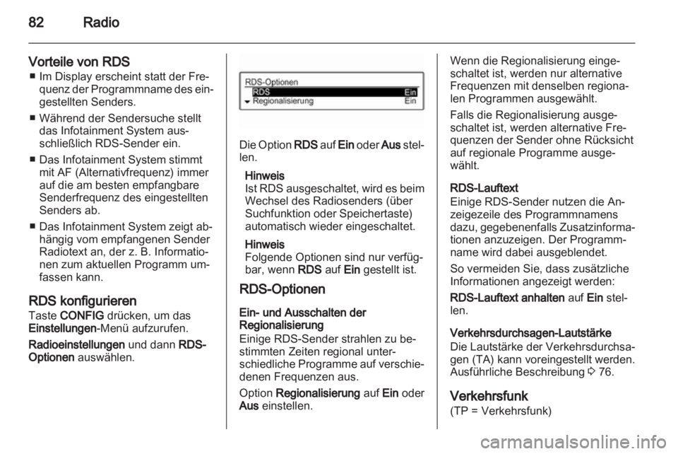 OPEL ADAM 2013  Infotainment-Handbuch (in German) 