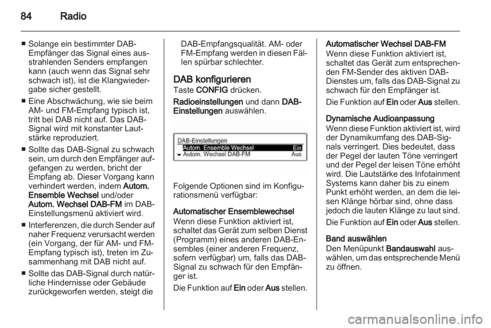 OPEL ADAM 2013  Infotainment-Handbuch (in German) 