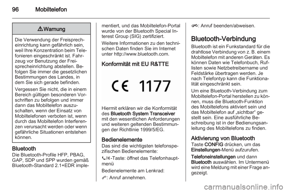 OPEL ADAM 2013.5  Infotainment-Handbuch (in German) 