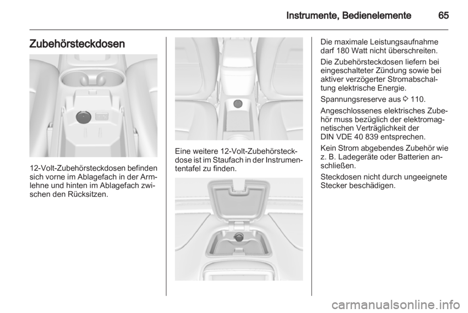OPEL AMPERA 2012.5  Betriebsanleitung (in German) 