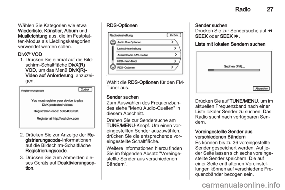 OPEL AMPERA 2013  Infotainment-Handbuch (in German) 