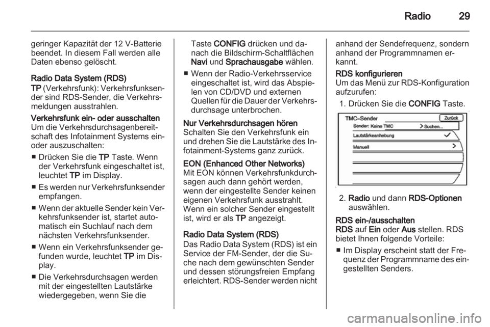 OPEL AMPERA 2013  Infotainment-Handbuch (in German) 