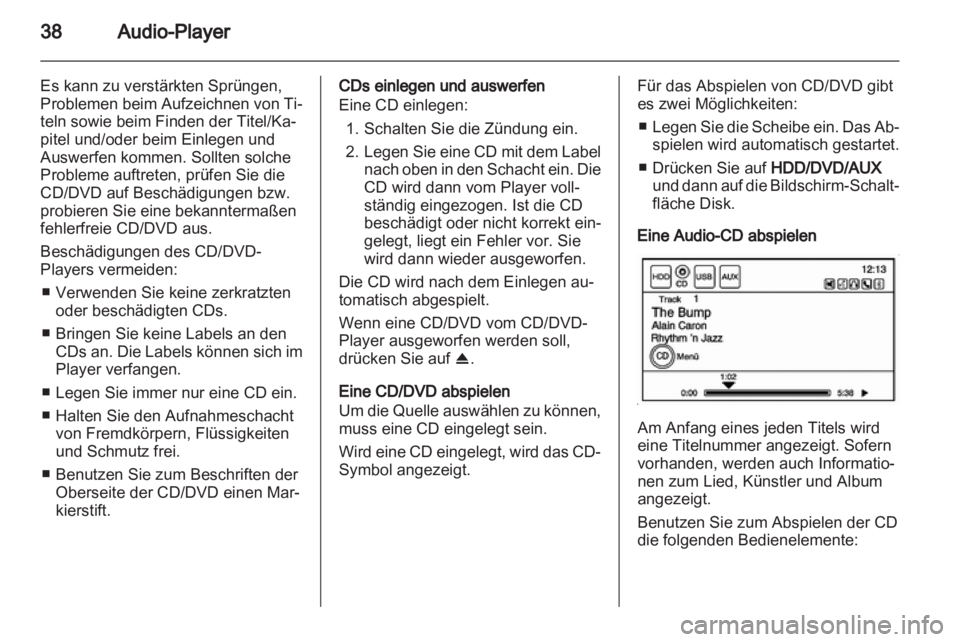 OPEL AMPERA 2013  Infotainment-Handbuch (in German) 