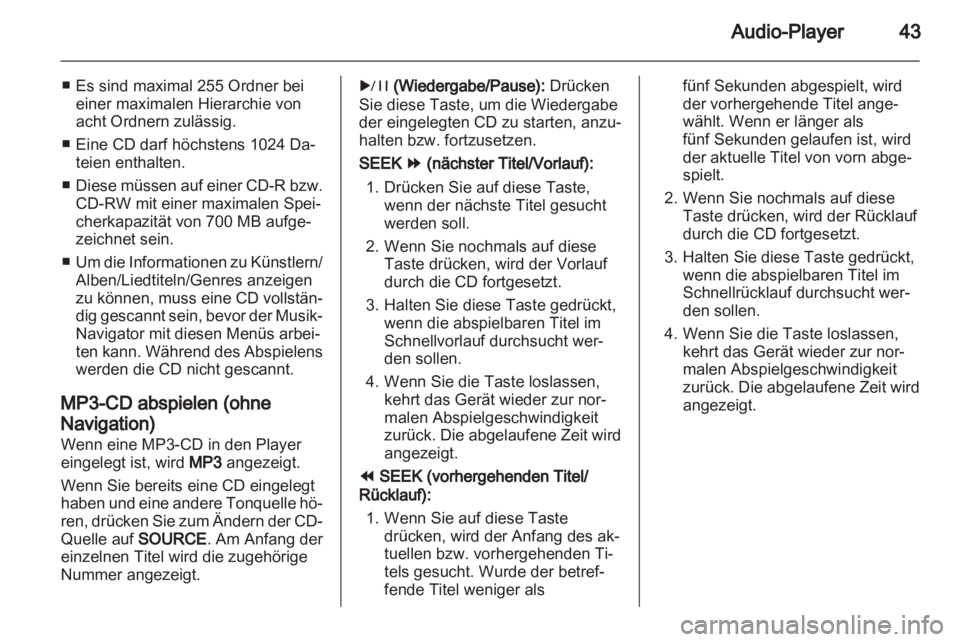 OPEL AMPERA 2013  Infotainment-Handbuch (in German) 
