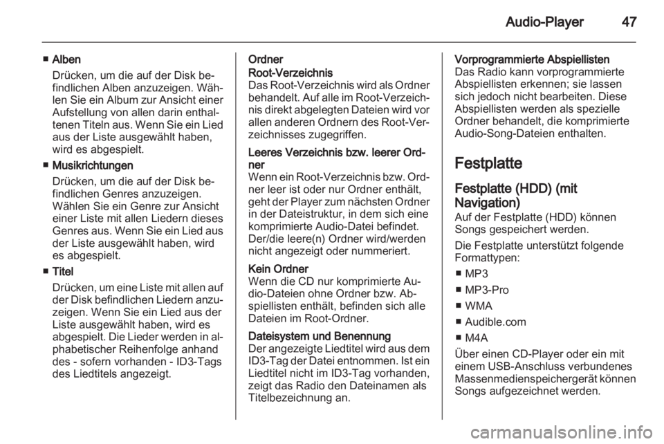 OPEL AMPERA 2013  Infotainment-Handbuch (in German) 