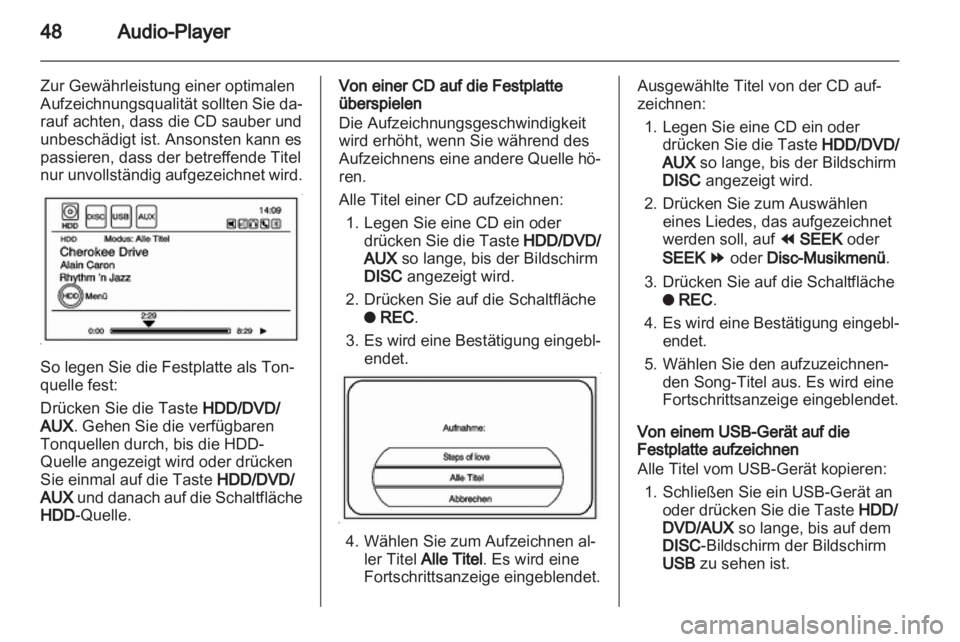 OPEL AMPERA 2013  Infotainment-Handbuch (in German) 