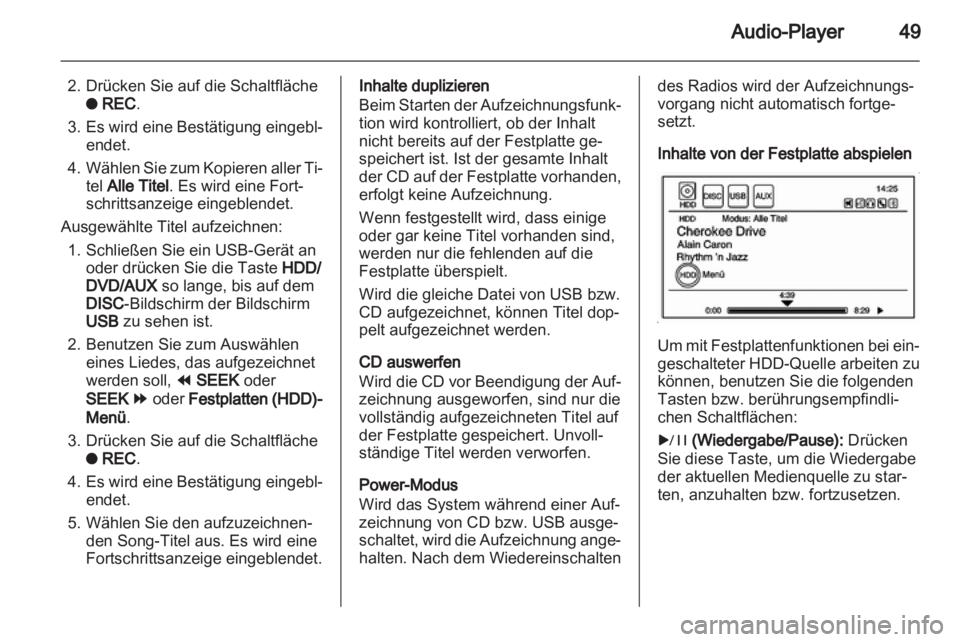 OPEL AMPERA 2013  Infotainment-Handbuch (in German) 